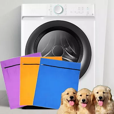 Pet Laundry Bag Washing Machine Bag For Stop Block Pet Hair Dog Cat Guinea Pig • £10.15