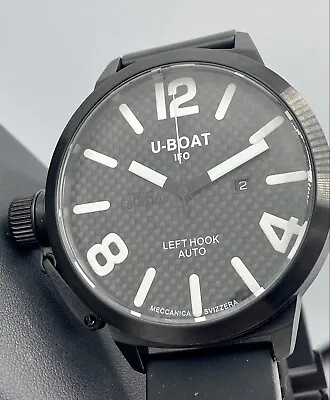 U-BOAT Classico 53 Black PVD Stainless Steel Swiss ETA Automatic 53mm Complete • $1995