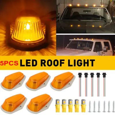 5Pcs For FORD F150 F250 F350 1973-1997 Roof Top Cab Lights Amber Marker Lights • $19.99