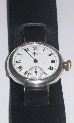 £255 • Buy Waltham U.S.A.Solid Silver Gents Trench Stlye Watch Circa 1920,s