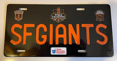 San Francisco Giants Sga 2014 Mlb World Champions License Plate • $10