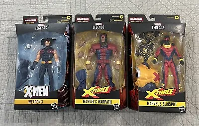 Marvel Legends Action Figures Build A Figure X-men X-Force Lot Of 3 • $49.99