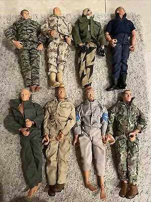 8 GI Joe Dolls Lot 1990’s Action Figures - Vintage Hasbro • $120