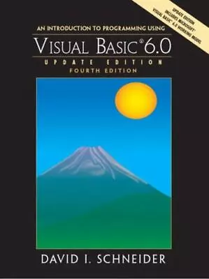 An Introduction To Programming With Visual Basic 6.0 Update Edition (4th Edit.. • $13.24