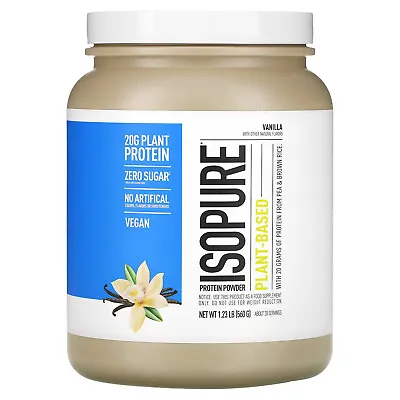 Plant-Based Protein Powder Vanilla 1.23 Lb (560 G) • $34.61