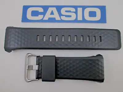 Genuine Casio Pro Trek GPS WSD-F20 WSDF20 Black Resin Watch Band Strap Japan • $56.08