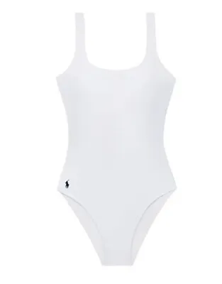 Polo Ralph Lauren Modern Solids Martinique One-Piece Swimsuit Women’s Size 6 - 8 • £44.98