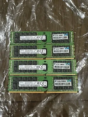 Samsung 128GB 4 X 32GB 2Rx4 PC4-2400T DDR4 ECC M393A4K40BB1-CRC4Q Server Memory • $230