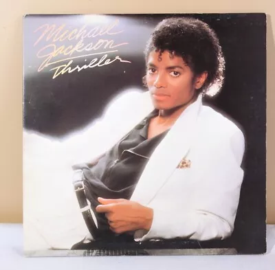 Thriller By Michael Jackson (QE 38112) 1982 LP W Original Sleeve VG+ / VG+ • $14.95