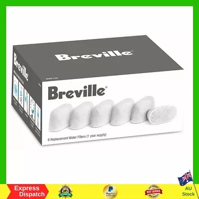 Breville BWF100 Replacement Water Filters For Espresso Coffee Machine (6 Pack) • $43.99