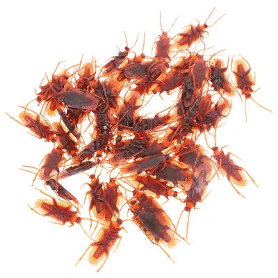  100 Pcs Joke Toys Practical Jokes And Pranks For Adults Simulation Cockroach • £12.19