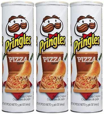 £19.99 • Buy Pringles PIZZA X3 TUBES New American Crisps Import Snacks Lays 156g X3 Tomato 