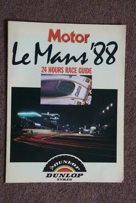 Le Mans 24 Hours Magazine From 1988 (16 Pages) • £1