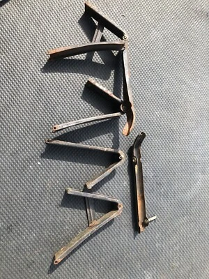 $55 • Buy VW Bus Baywindow Seat Tilt Hinges, Convert Rear Seat To Bed Z Hinges ZBed