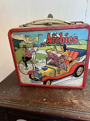 Vintage 1969 Archies Metal Lunch Box No Thermos • $35