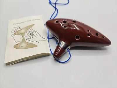 Legend Of Zelda 12 Hole Ocarina With Songbook Triforce • $15.95