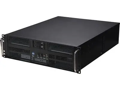 Athena Power RM-3U8G525 Black SGCC (T=1.2mm) 3U Rackmount Server Case • $333.99