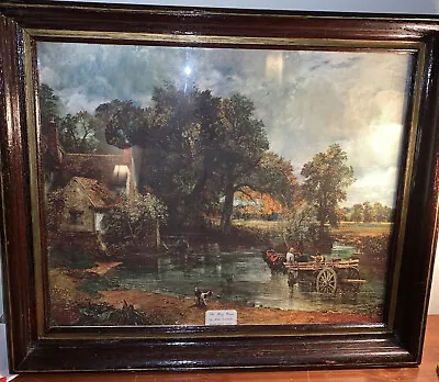 $305 • Buy Vintage Hay Wain / Lithograph On Canvas Board Of Oil Painting By John Constable