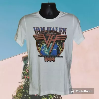 Van Halen Tour Of The World 1984 T-Shirt Small • £22.20