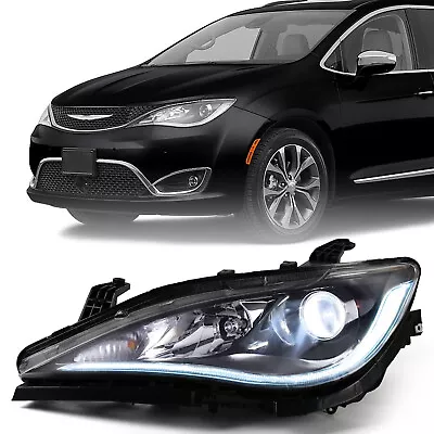 Headlight For 2017-2020 Chrysler Pacifica Halogen Left Driver Headlamp W/LED DRL • $5999