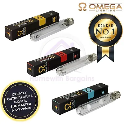 250w 400w 600w 1000w OMEGA Grow Light Dual Spectrum Super HPS Metal Halide Bulb • £19.85