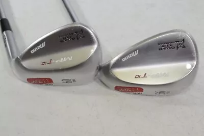 Mizuno MP T-10 White Satin 56* 60* Wedge Set Right DG Wedge Flex Steel #170574 • $197.99