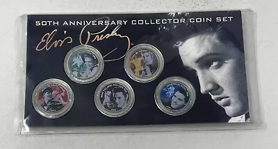 2002 Tennessee State Quarter Colorized Elvis Presley 50th Anniversary  Coin Set • $24.99