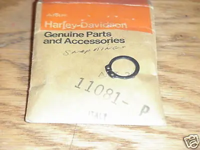 NOS Harley Aermacchi Side Stand Snapring SX 125  SS 175 250 11081-P • $2.50