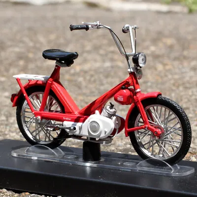 1:18 Scale Moto Guzzi Trotter VIP Moped Diecast Motorcycle Model Toy Bicycle Red • $17.89