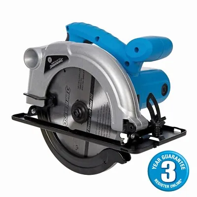 Heavy Duty Silverline 1200w 230v Tct Circular Saw 185mm 3yr Warranty 845135 • £61.49