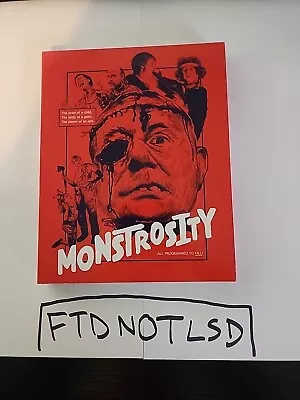 Monstrosity Blu Ray W/ SLIPCOVER Garagehouse Pictures Andy Milligan Horror Oop • $29.99