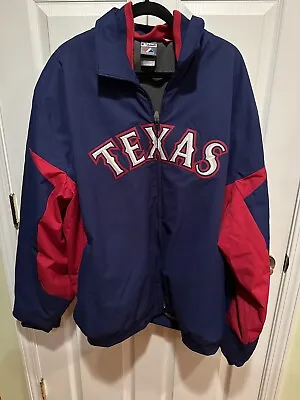 MLB Texas Rangers Authentic Majestic Therma Base Jacket Size 3XL • $72