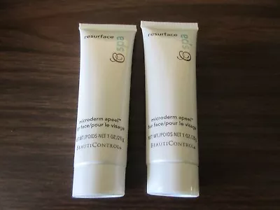 BeautiControl Resurface Spa Microderm Apeel For Face Set Of 2! 1 Oz. Each • $16