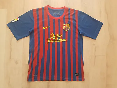 Barcelona 2011-2012 David Villa 7 Nike Home Shirt Size M • £47.99