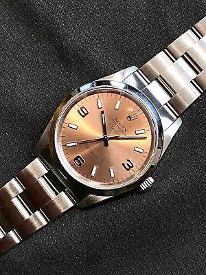 Rolex 34mm Airking 14000M Salmon Dial (Excellent Used Condition) • £3097