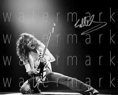 Eddie Van Halen Signed 8 X10  Inch Print Photo Poster Picture Art Autograph RP • $16.99