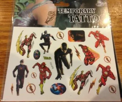 NEW 2 X Sheets Of The Flash Temporary Tattoos - 15.5cms X 11cms • $8.10