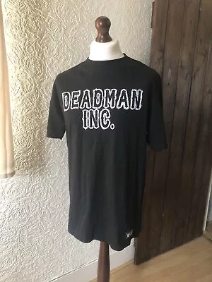 Undertaker Deadman Inc T Shirt Size L Large WWE WWF Wrestling Black Official • £25