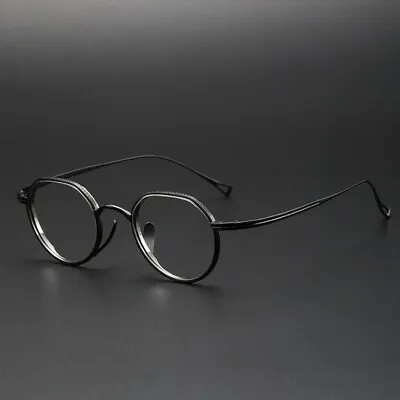 45mm Titanium Eyeglass Frames Womens Mens Fltralight Glasses Frame Demo Lens F • $37.79