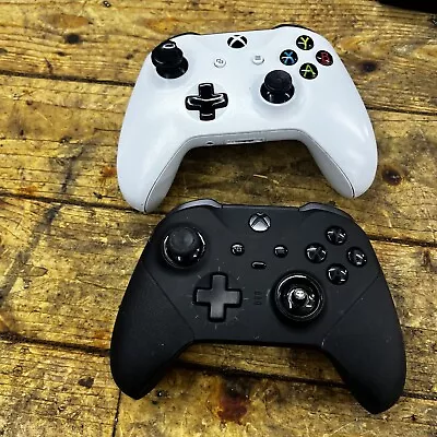 Xbox One Elite 2 Wireless Controllers - Black White Lot Joysticks • $60