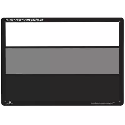 Calibrite 8.5x11  ColorChecker 3-Step Grayscale Card #CCGS • $89