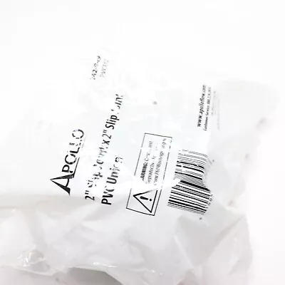 Apollo Slip Joint X Slip Joint Union Sch40 PVC 2  X 2  242-949 • $6.06