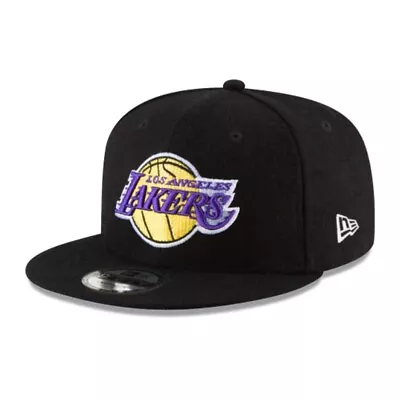 Los Angeles Lakers 9FIFTY Adjustable Cap - LA NBA New Era 950 Hat - Black • $34.99