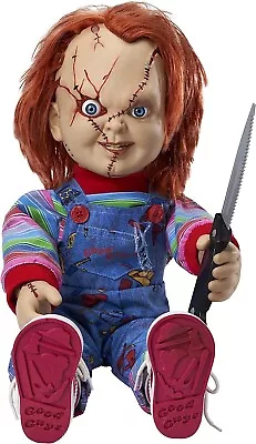 Spirit Halloween 2 Ft Talking Chucky Doll Decoration | Officially Licensed • $278