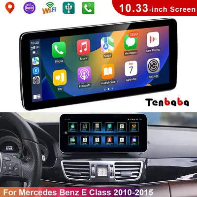 For Mercedes Benz E Class 2010-2015 10.33'' Car GPS Navigation Radio Stereo Wifi • $362.87