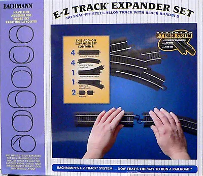 HO Scale Model Railroad Train Layout Bachmann Steel Alloy EZ Track Expander Set • $130.45