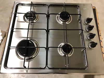 Zanussi Zgnn640x 60cm 4 Burner Gas Hob St/steel - E2117 • £199