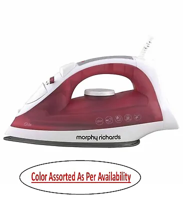 Morphy Richards Glide 1250 W Steam Iron Vertical And Horizontal Coated Soleplate • $71.90