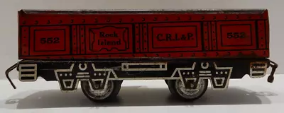 MARX 1930's Pre-War #552 Tinplate Rock Island Gondola • $5