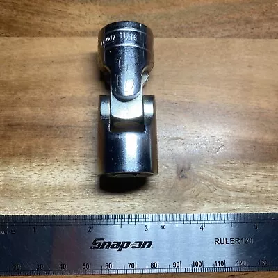 Snap On  1/2  Drive 11/16  SAE 6 Point Chrome Swivel Socket SU-22 • $17.95